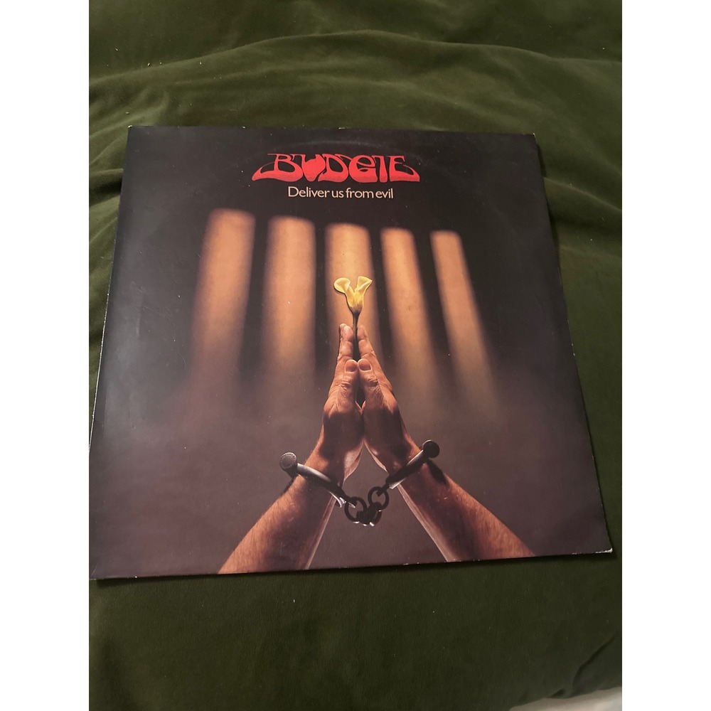 Budgie Deliver Us From Evil Vinyl LP 1982 RCA RCALP 6054 Heavy Metal Rock